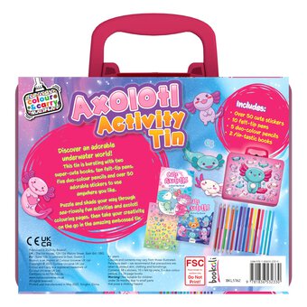 Colour & Carry Axolotl Activity Tin