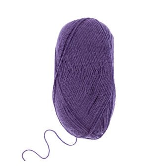 Wendy Pure Purple Supreme DK Yarn 100g image number 3