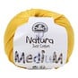DMC 99 Mustard Yellow Natura Medium Crochet Yarn 50g image number 1