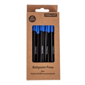 Blue Ballpoint Pens 12 Pack image number 4