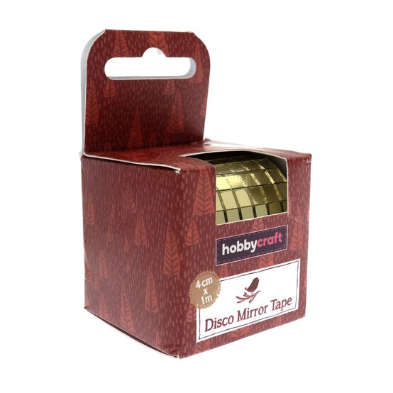 Gold Mirror Ball Effect Tape 1m  image number 3