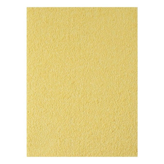 Yellow Plush Foam Sheet 22.5cm x 30cm image number 1