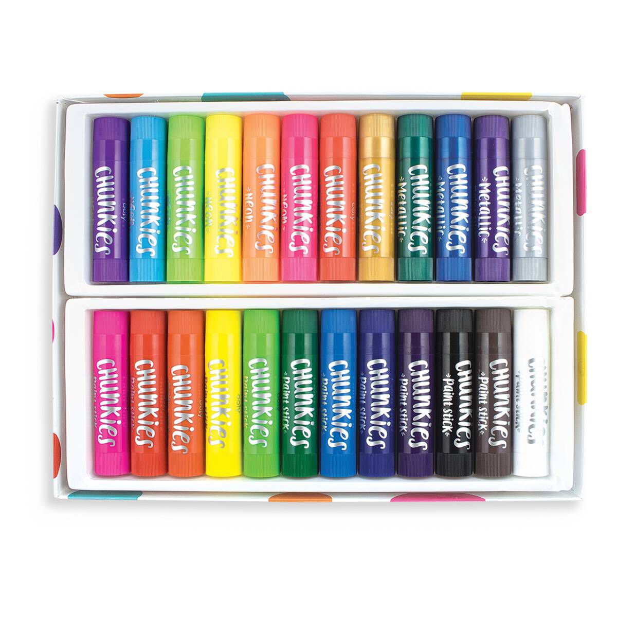Chunkies Paint Sticks Variety Pack 24 Pieces Hobbycraft