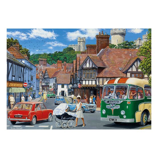 Gibsons Day Trip to Arundel Jigsaw Puzzle 500 Pieces 4 Pack image number 2