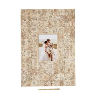 Wooden Jigsaw Guest Book 100 Pieces