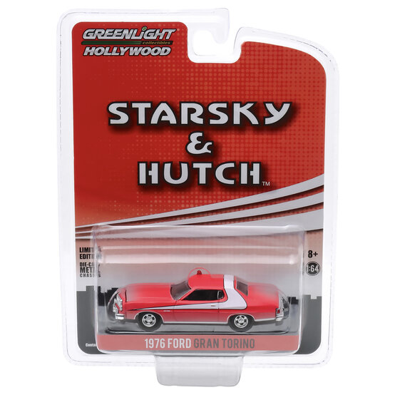 Starsky & Hutch 1976 Ford Gran Torino Dirty Version Diecast Model 1:64 image number 1