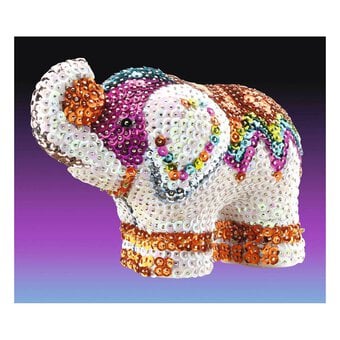KSG 3D Elephant Sequin Art image number 2