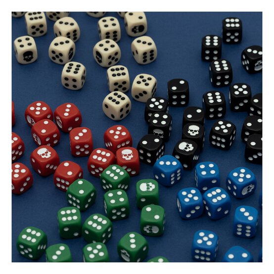 Assorted Warhammer Dice Cube 12mm 20 Pack image number 2