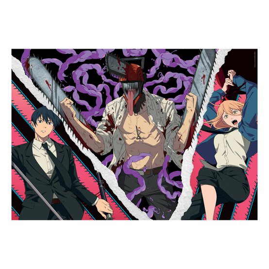 Clementoni Chainsaw Man Jigsaw Puzzle 500 Pieces image number 2