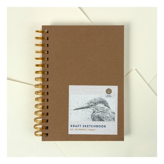 Shore & Marsh Portrait Kraft Sketchbook A5 60 Sheets image number 1