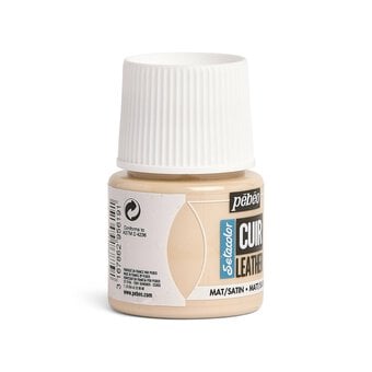 Pebeo Setacolor Pink Beige Leather Paint 45ml image number 4