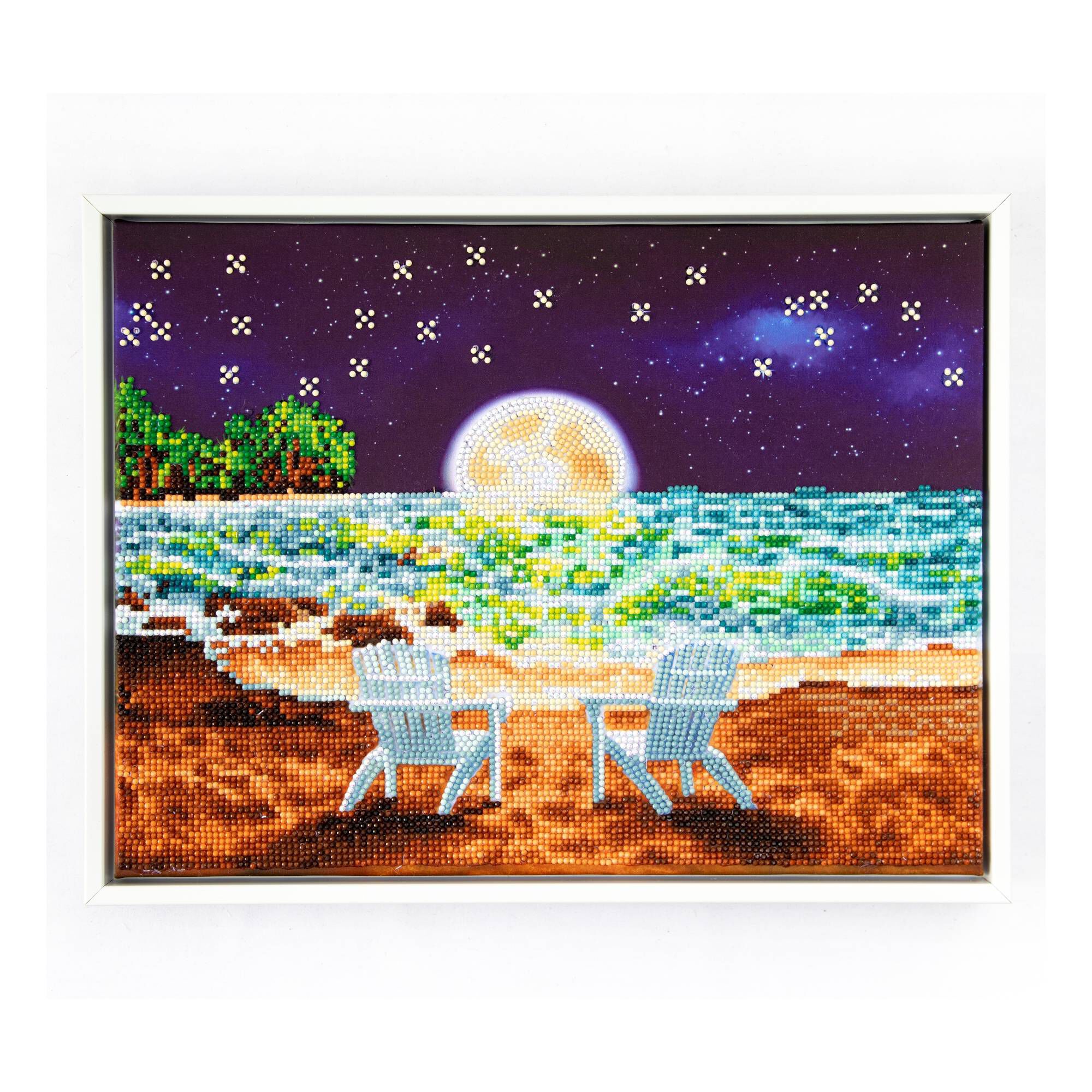 DIAMOND DOTZ Kit per Pittura a Mosaico con Motivo Mandala Patchwork per Adulti, Kit per Diamond Art, Un Kit Creativo Rilassante con Gemme Dotz 7,6 x 7,6 cm
