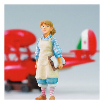 Porco Rosso Savoia S.21F with Fio Figure Model Kit 1:72