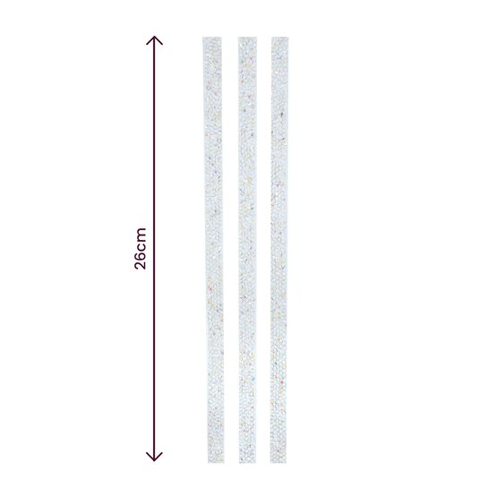 Pearlescent Adhesive Gem Strips 3 Pack image number 3