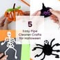5 Easy Pipe Cleaner Crafts for Halloween image number 1