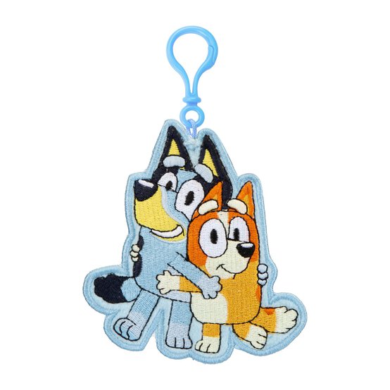 Bluey Embroidered Clip-On Keyring image number 2