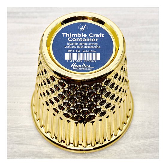 Gold Thimble Craft Organiser 12cm  image number 3