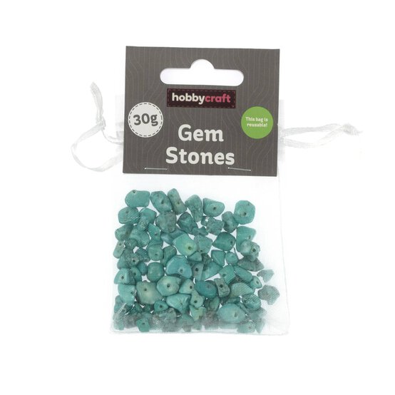 Dark Green Gem Stones 30g image number 3