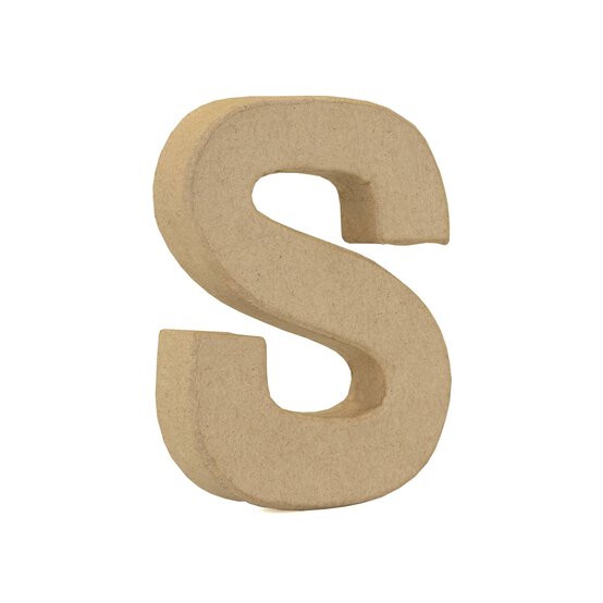 Mini Mache Letter S 10cm image number 1