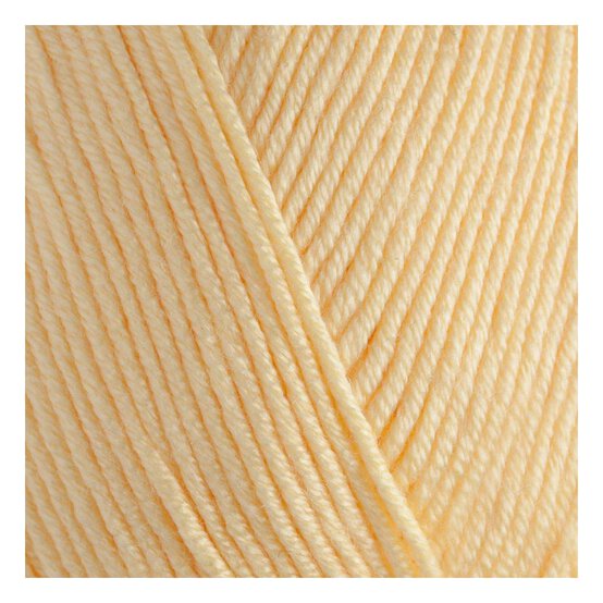 Women's Institute Yellow Soft and Silky 4 Ply Yarn 100g image number 2