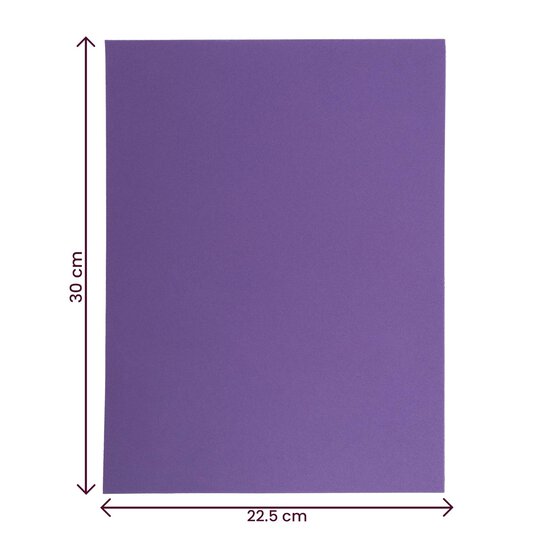 Purple EVA Foam Sheet 22.5cm x 30cm image number 4