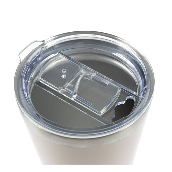 Beige Metal Coffee Cup image number 4