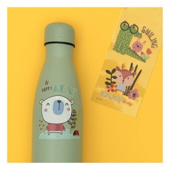 Happy Animal Bottle Stickers