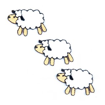 Trimits Sheep Iron-On Patches 3 Pack