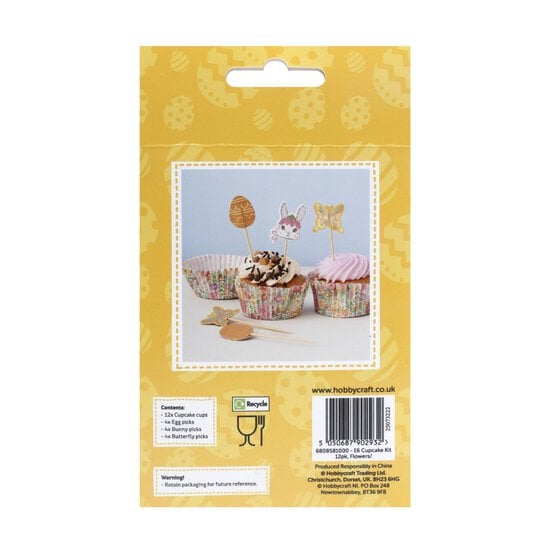 Spring Flowers Cupcake Kit 12 Pack image number 6