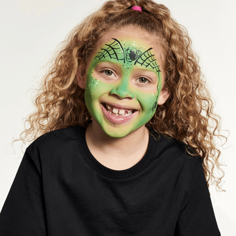How to Face Paint a Green Witch