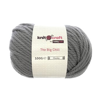 Knitcraft Light Grey The Big Chill 100g 