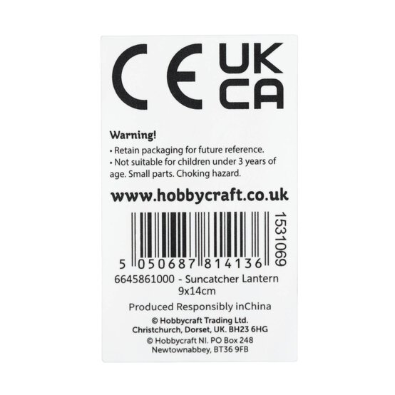 Lantern Plastic Suncatcher image number 6