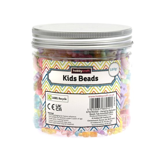 Hanging Alphabet Beads Tub image number 4