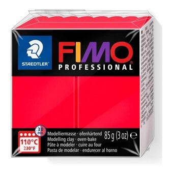 Fimo Professional True Red Modelling Clay 85g