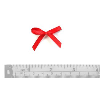 Red Mini Bows 25 Pack