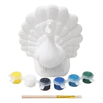 Paint Your Own Peacock Money Box