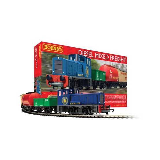 Hornby Diesel Mixed Freight Train Set image number 1