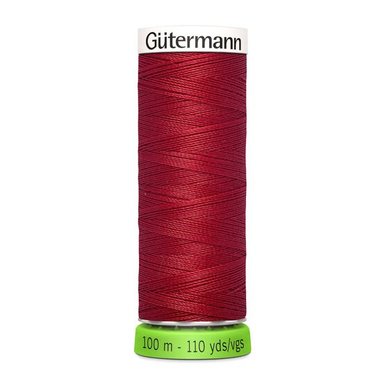 Gutermann Burgundy Sew All Recycled rPET Thread 100m (46) image number 1