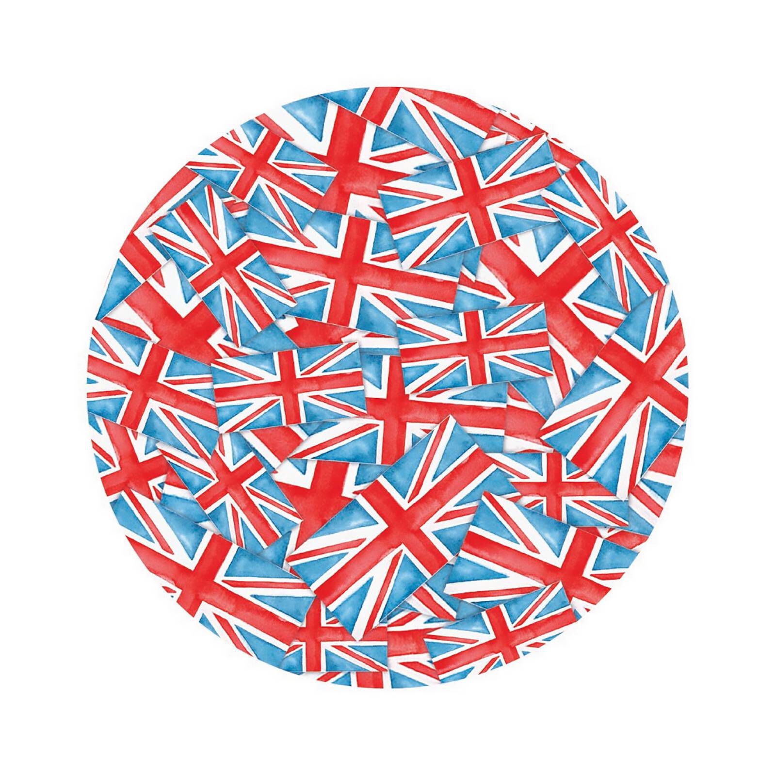 Union Jack Cupcake Cases 75 Pack Hobbycraft