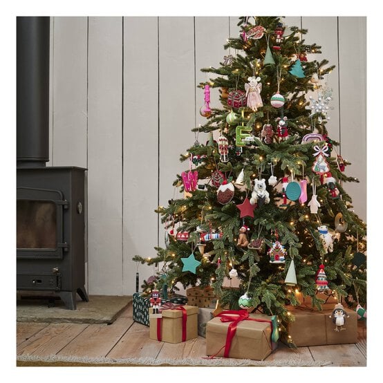 Mache Hanging Stocking Decoration 9cm image number 3