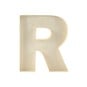 Wooden Fillable Letter R 22cm image number 3