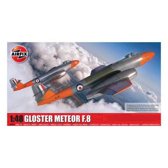 Airfix Gloster Meteor F.8 Model Kit 1:48 image number 1