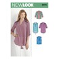New Look Women's Shirt Sewing Pattern 6374 image number 1
