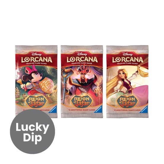 Assorted Disney Lorcana Reign of Jafar Trading Card Booster Pack image number 1
