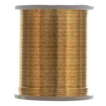 Gold 24 Gauge Beading Wire 21m