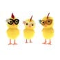 Yellow Chicks with Glasses 3 Pack image number 3