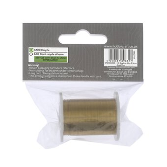 Gold Beading Wire 15m