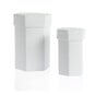 White Mache Hexagon Nesting Boxes 2 Pack image number 1