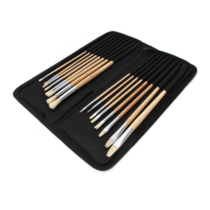 Art Brushes and Case 16 Pieces image number 1