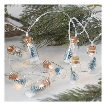 Christmas Bottle Brush Tree LED Lights